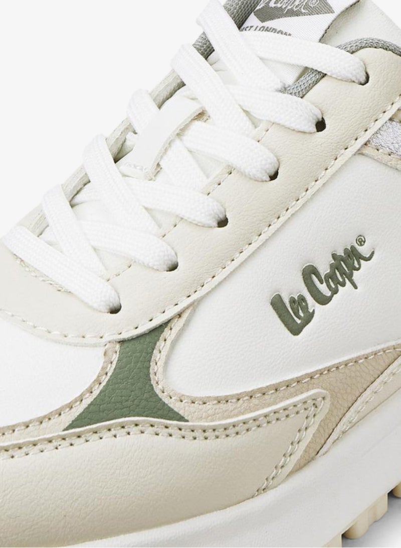 Lee Cooper Women's Panelled Lace-Up Sneakers - Image 5